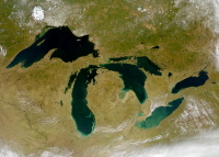 Great Lakes from Space